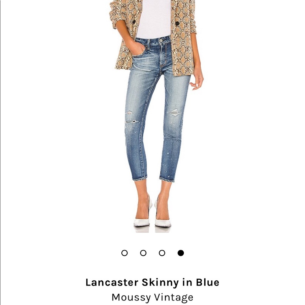 NWT Size 25 Moussy Vintage Lancaster Skinny Jeans